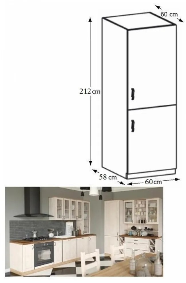 Dulap de bucătărie pentru alimente Regnar D60R. 788747