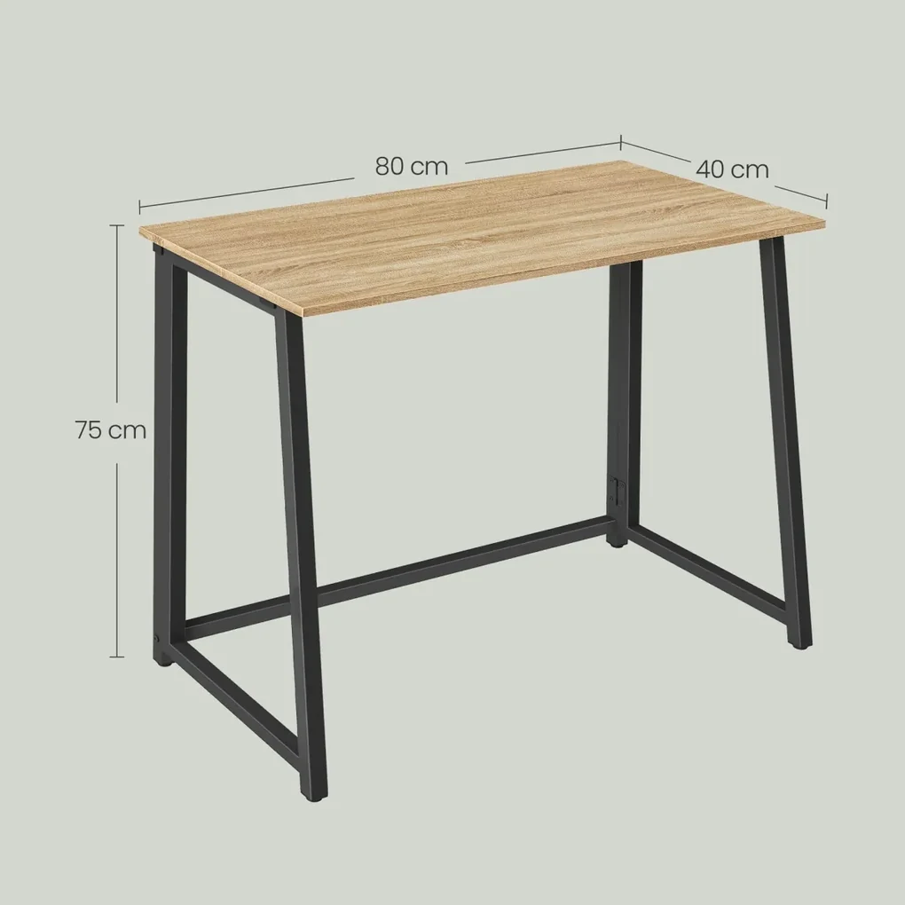 Birou ZARIMO pliabil 80×40 cm, stejar sonoma
