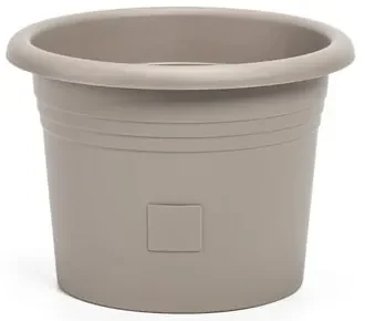 Plastia Ghiveci cu auto-irigare Narza diametru 60cm, gri, diam. 60 cm