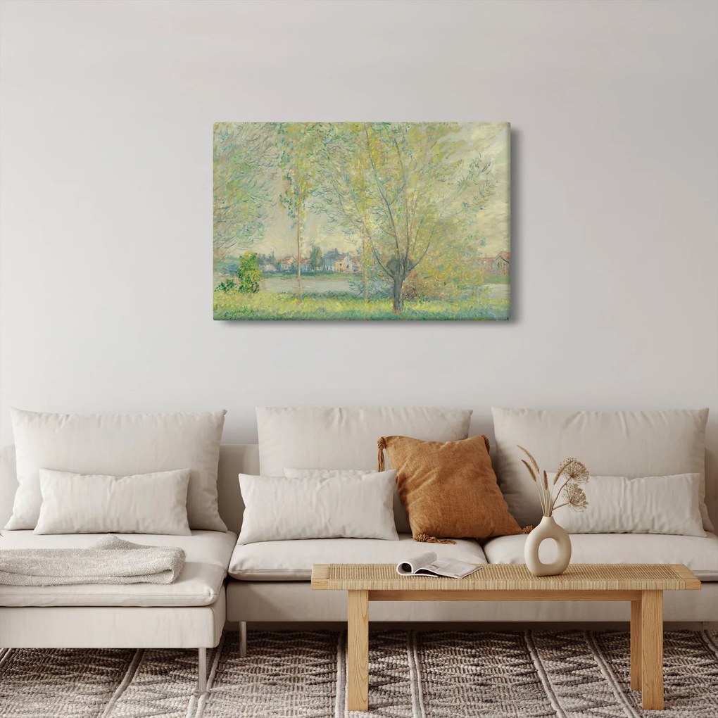Tablou - Claude Monet, The Willows, reproducere (90x60 cm)