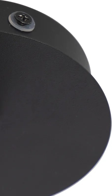 Spot de baie modern negru IP44 - Ducha