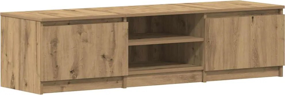 vidaXL Dulap TV, stejar artizanal, 140x40x36 cm, lemn prelucrat