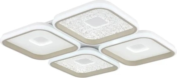 Globo 48097-60 - Plafonieră LED dimabilă MOSAIKO LED/55W/230V 54x54 cm+telecomandă