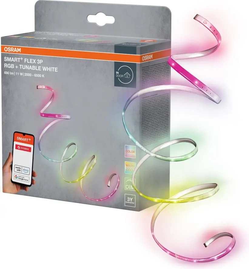 Osram - bandă LED RGB+TW dimmabilă SMART+ FLEX 1,8m LED/11W/230V 2000-6500K
