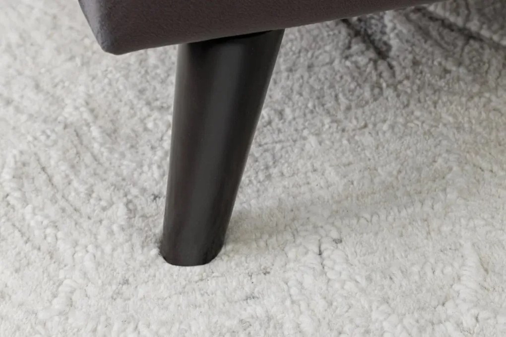 Pat dublu tapitat design modern Sixties 160x200cm, gri inchis A-6540995 VC