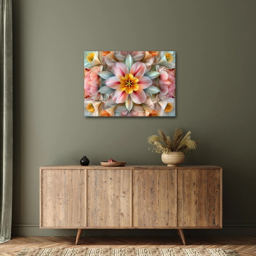 Tablou - Floare caleidoscopică (70x50 cm)