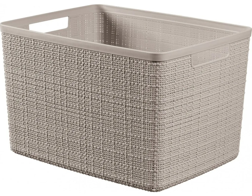 Curver Coș Jute L 20 l, gri