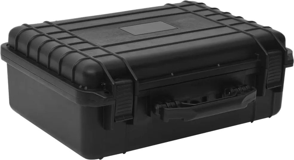 vidaXL Bagaj de zbor portabil, negru, 47x36x18 cm, PP