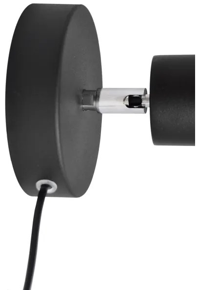 Spot de perete TUNE 1xE27/20W/230V negru