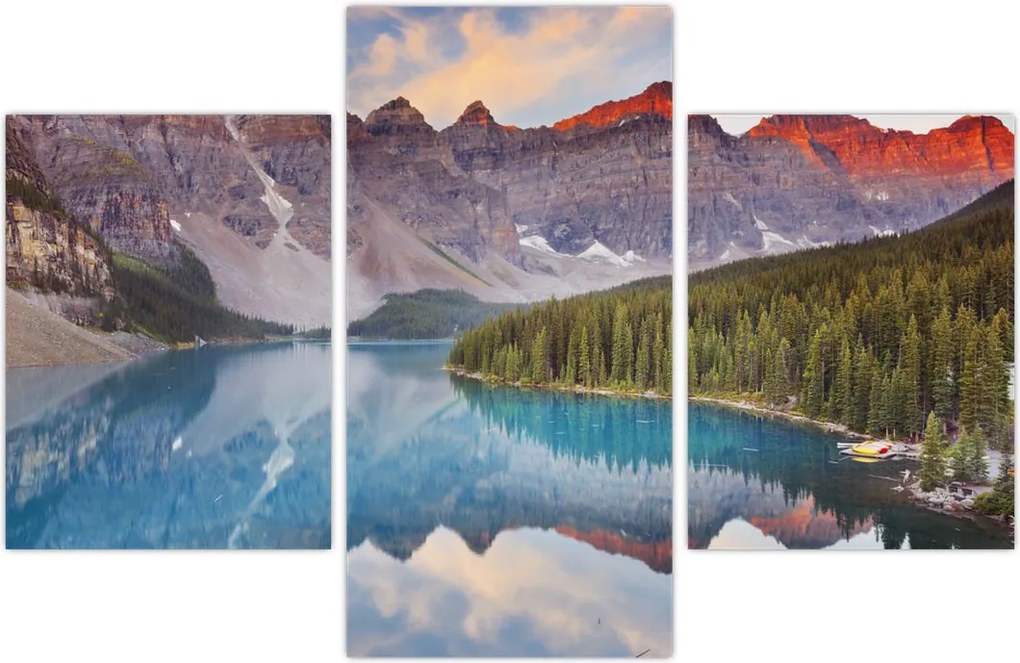 Tablou - Peisaj montan din Canada (90x60 cm)