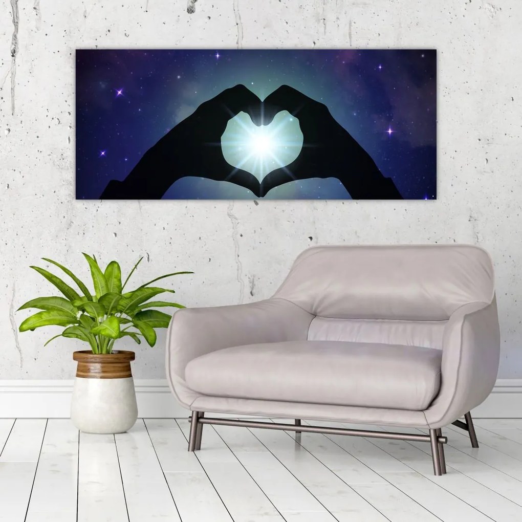 Tablou - Dragoste simbolică (120x50 cm)