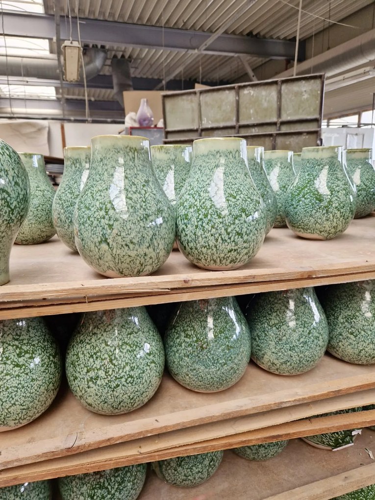 Vaza Infinity Green Spring (21,5cm inaltime, 16,5cm latime) Black Friday