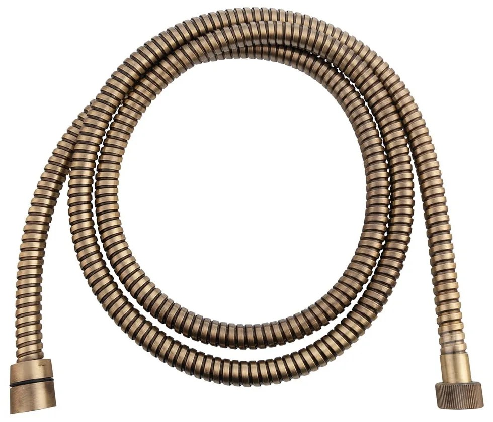 Furtun de duș în culoarea bronz din alamă Powerflex – Sapho