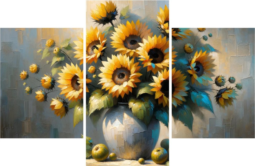 Tablou – Vază cu floarea-soarelui (90x60 cm)