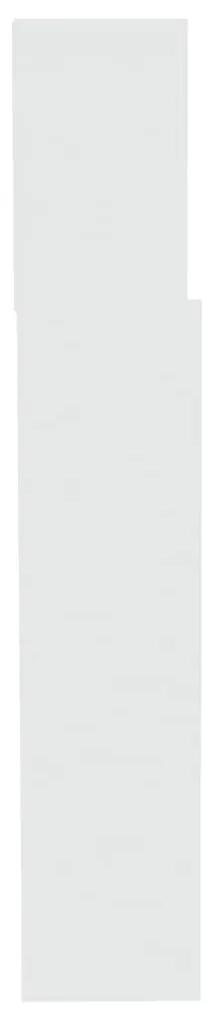 Dulap tăblie, alb, 200x19x103,5 cm