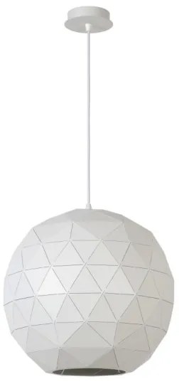 Lucide 21409/40/31 - Lampa suspendata OTONA 1xE27/60W/230V alba