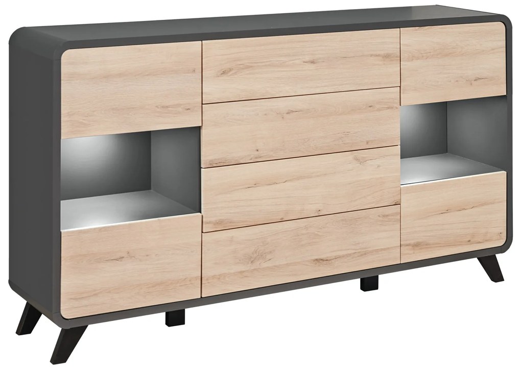 Dulap Raydon 20 ANRV RD SB (antracit + Stejar kronberg). 1024055