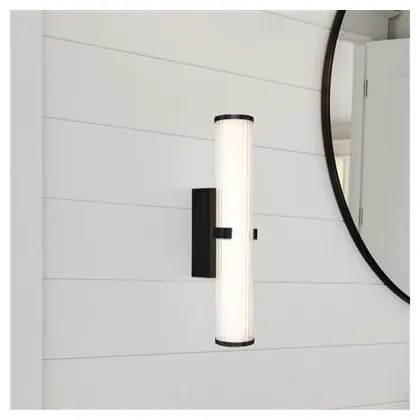 Corp de iluminat LED pentru baie CLAMP LED/18W/230V IP44 negru Searchlight 63125-1BK