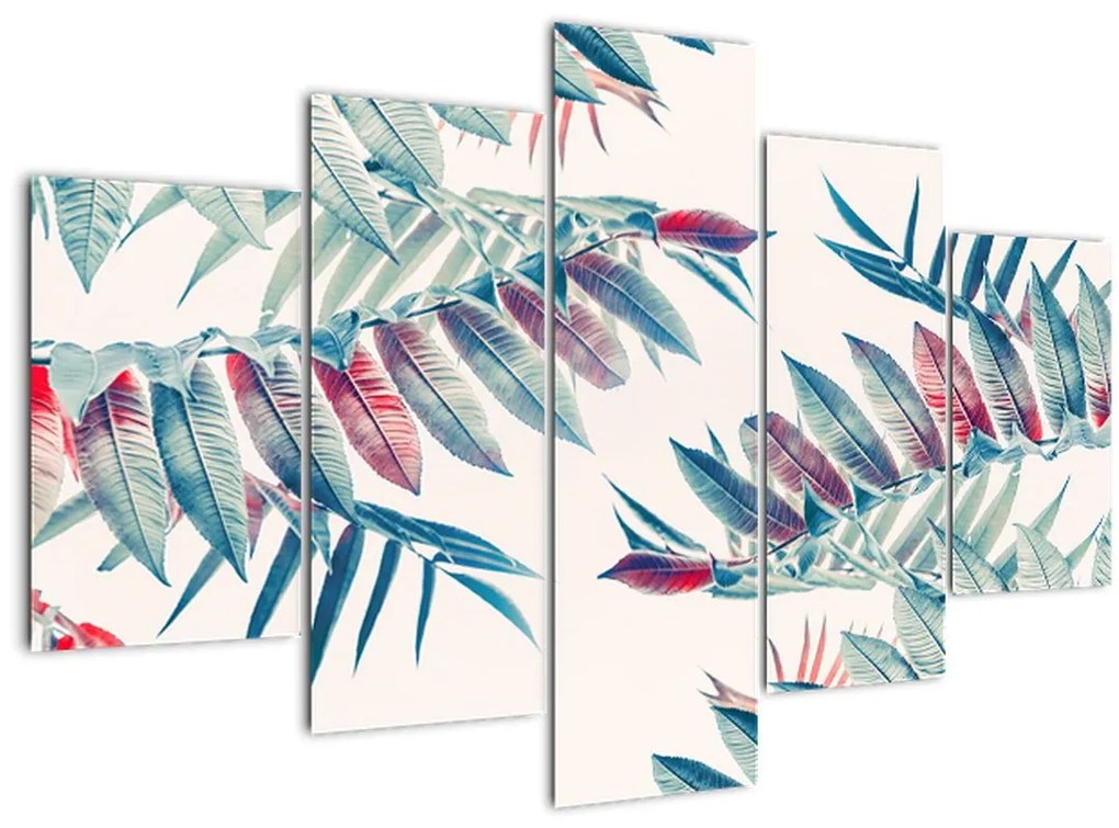 Tablou - Frunze tropicale (150x105 cm)