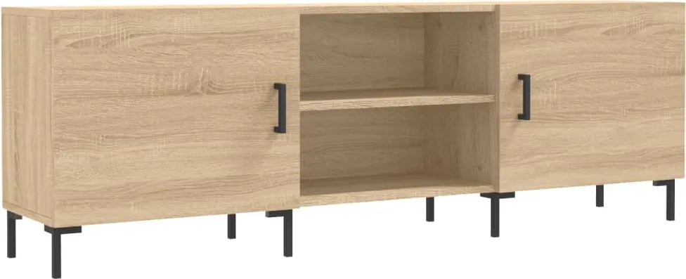 vidaXL Comodă TV, stejar sonoma, 150x30x50 cm, lemn compozit
