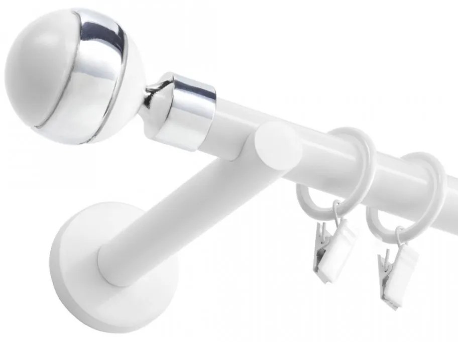 Galerie SIMPLA MINGE INOX PRINDERE PERETE 19 MM ALBA (Alege marime: 240 cm)