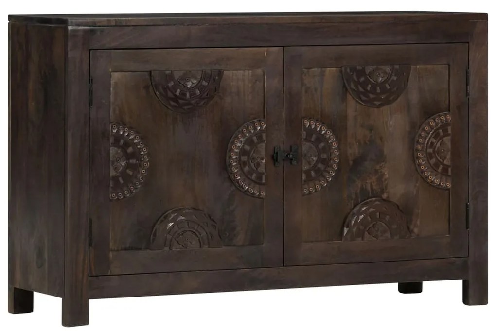 247765 vidaXL Servantă model sculptat, 110 x 35 x 70 cm, lemn masiv de mango
