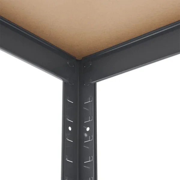 Jusky Set 2 rafturi - 160 x 80 x 40 cm - gri