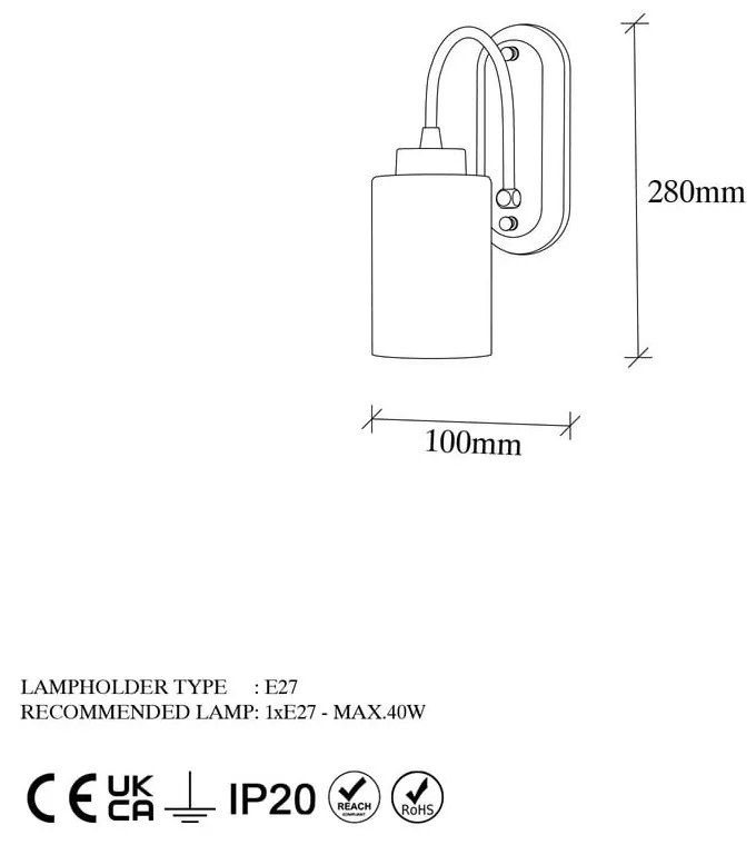 Aplică de perete aurie ø 10 cm Hemikilo – Opviq lights