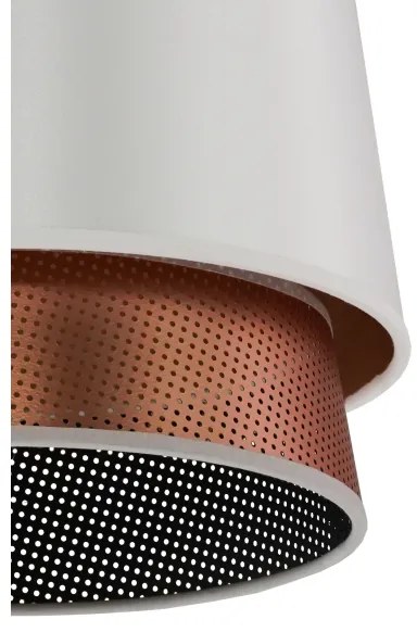 Lustră aplicată BELL Duolla SHINY 1xE27/15W/230V d. 25 cm alb/cupru