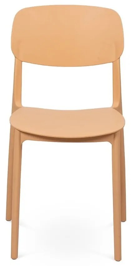 Scaun de grădină piersică din plastic Hébé – Bonami Essentials