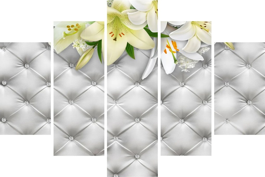 Tablou cu flori de crin (150x105 cm)