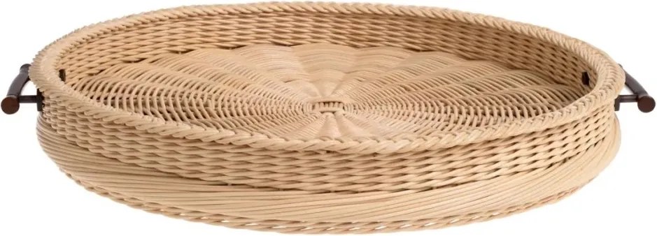 Tava design LUX realizata manual din ratan Vimini S