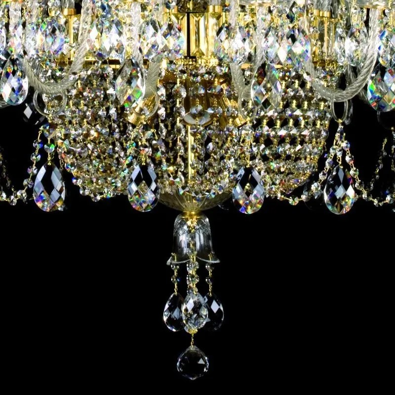 Candelabru XXL cu 30 de brate Cristal Bohemia Exclusive SARA XXX. CE