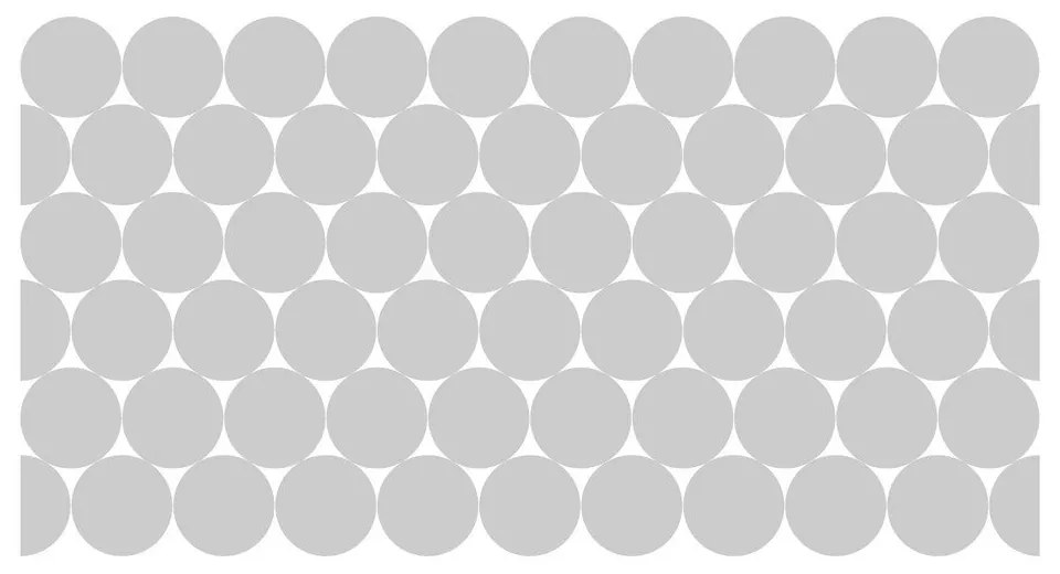 Autocolante pentru fereastră 50 buc. 10x10 cm Clackout Circle – Ambiance