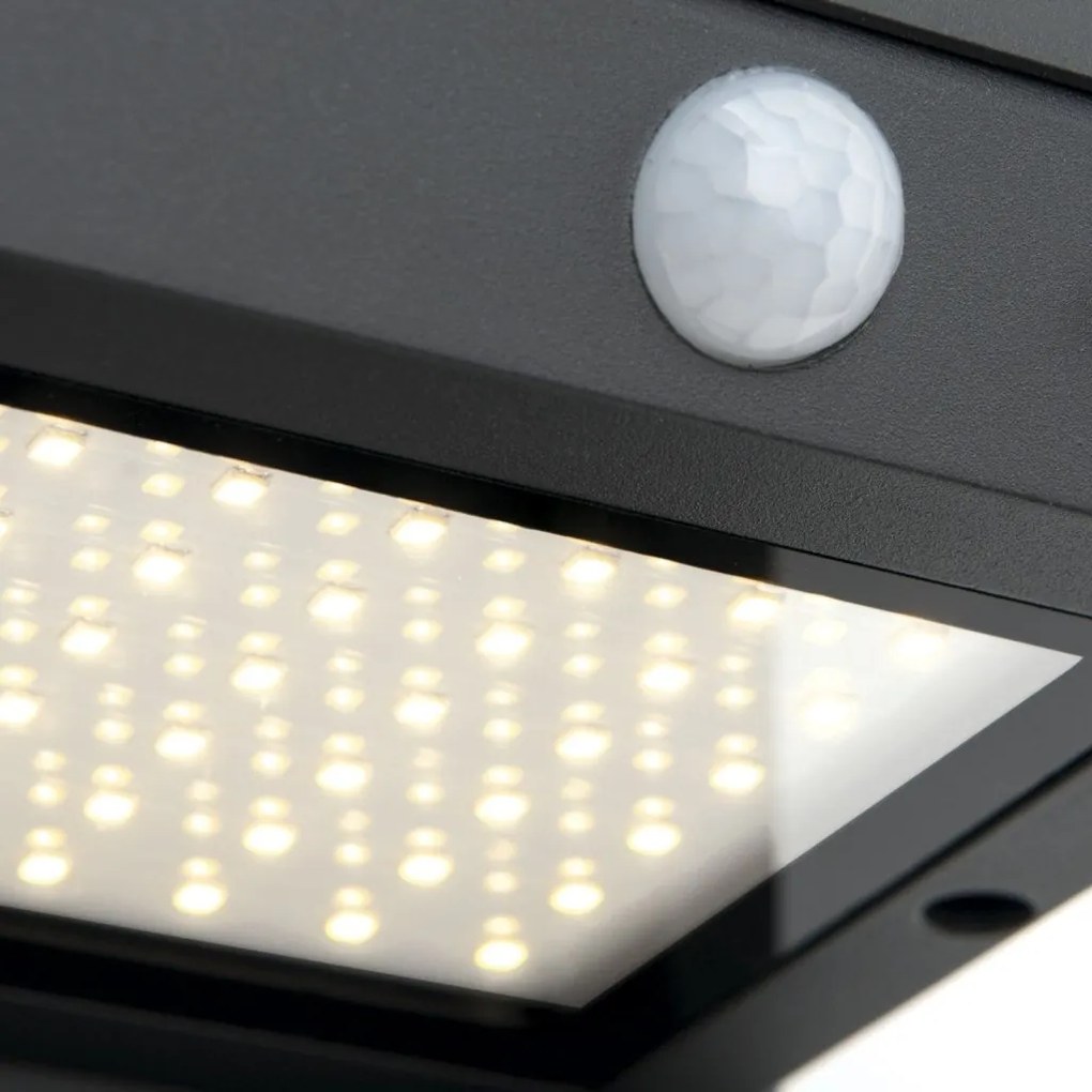 Aplica LED solara de exterior cu senzor de miscare IP65 VOLTA