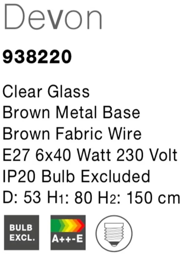 Lustra design modern Devon 6L NVL-938220
