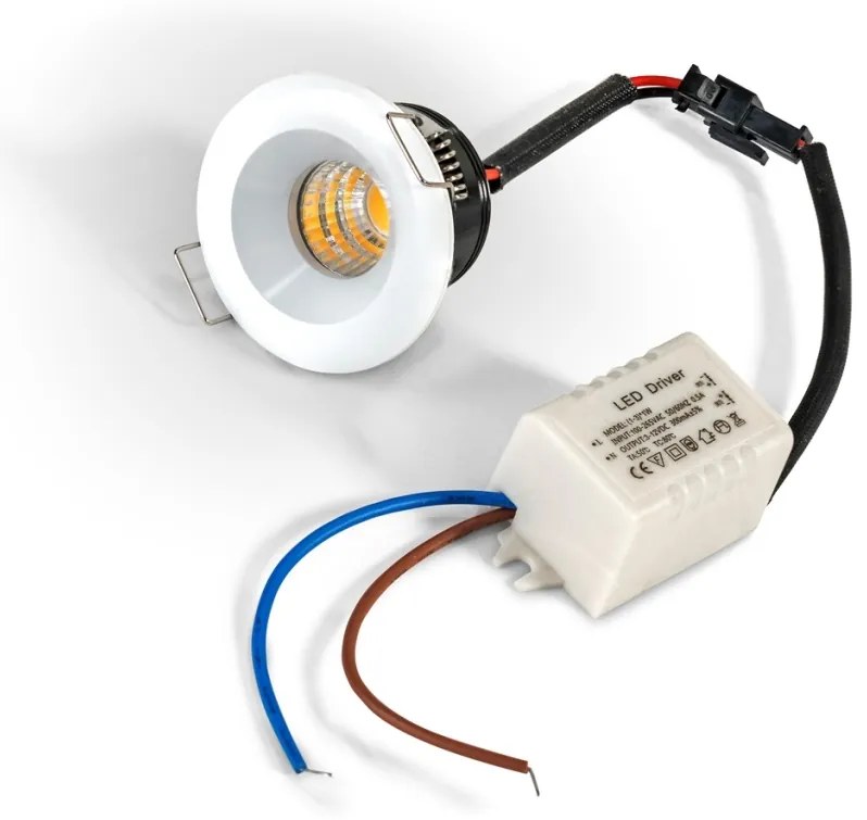 Spot LED incastrat tavan/plafon OKA 3000K alb