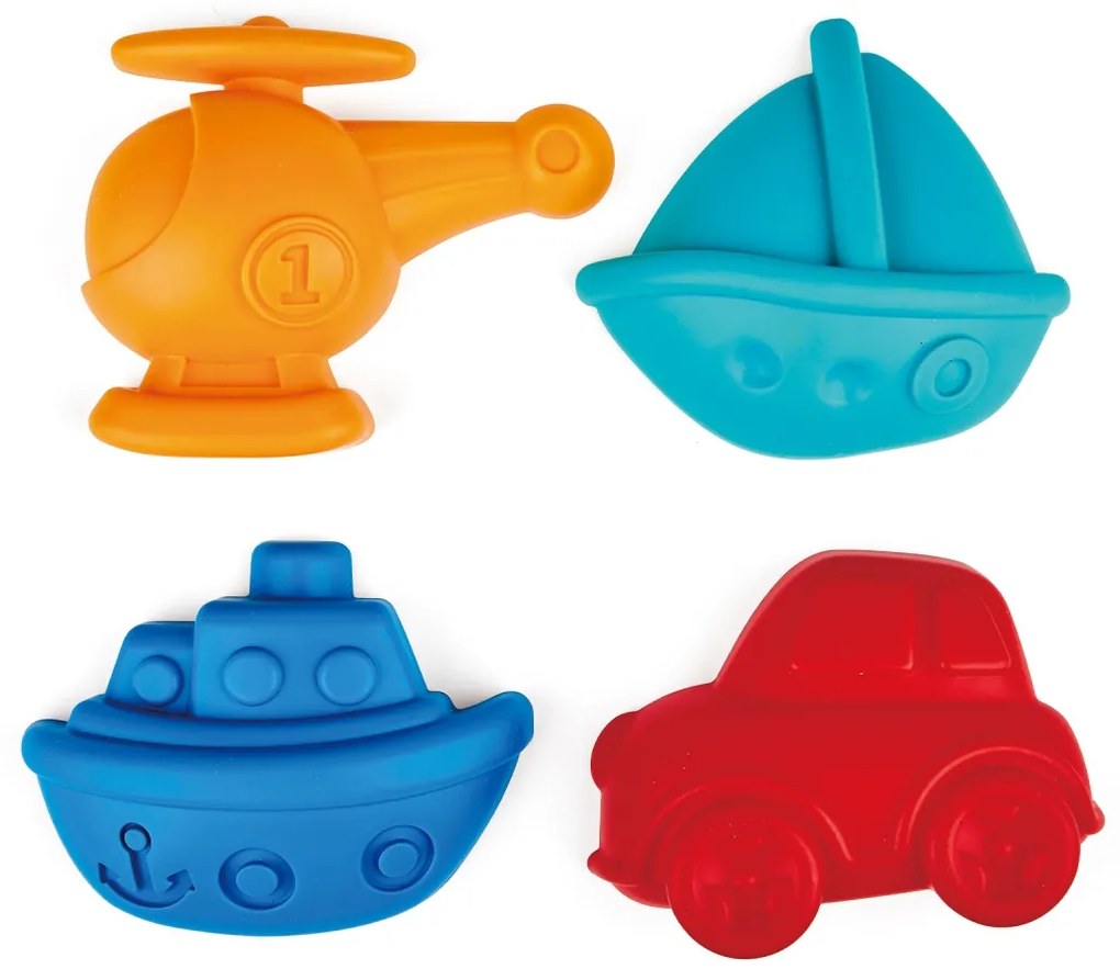 Jucarie de plaja - Set forme mijloace de transport