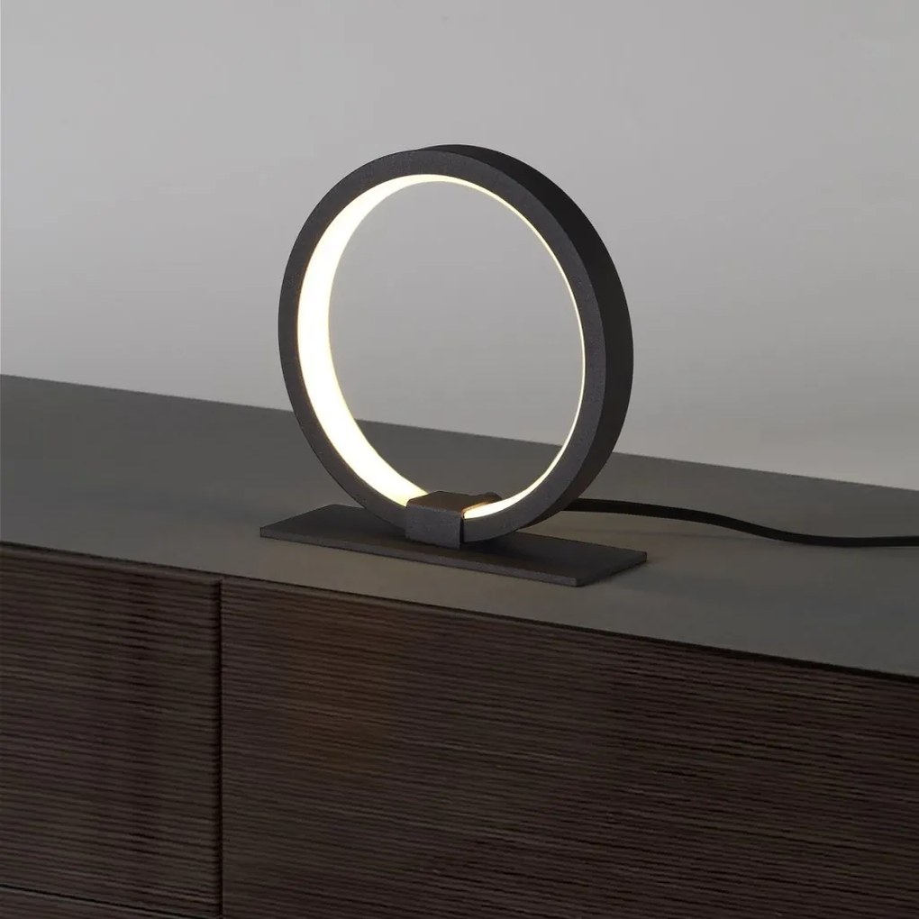 Lampa de masa LED design modern minimalist KITESURF small neagra