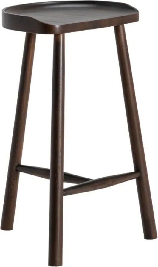 Scaun lemn masiv înalt Heritage, 32 × 39 × 71 cm