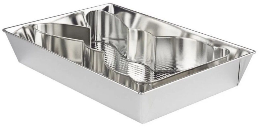 Tava copt 36x24.5x6cm cu forma iepuras, 2 piese, SNB