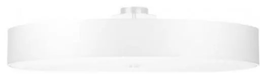Plafonieră SKALA 6xE27/60W/230V d. 100 cm albă Sollux SL.0817