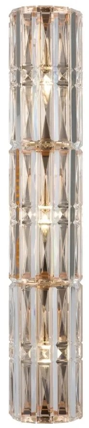 Aplica de perete design neoclasic Facet auriu, 75cm