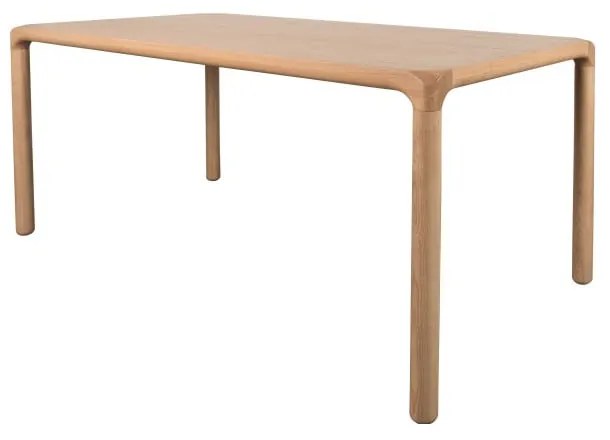 Masă de dining cu aspect de lemn de frasin 90x180 cm Storm – Zuiver