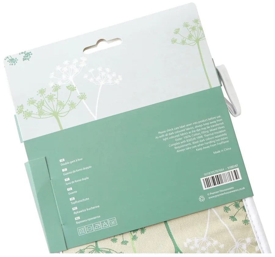 Mănușă dublă de bucătărie Cow Parsley – Premier Housewares