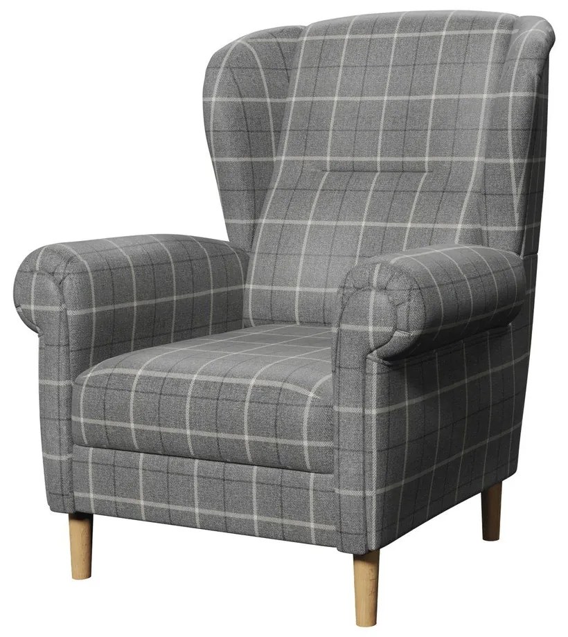 Fotoliu gri wing Swan – Ropez