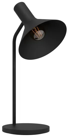 Lampă de masă Eglo 390221 MORESCANA 1xE27/28W/230V negru