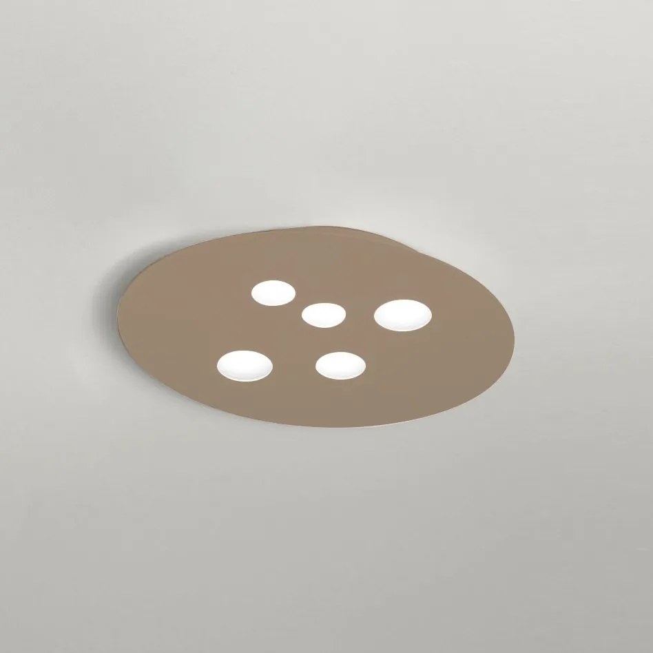 Plafoniera moderna Luna 50x60cm, alb sau gri
