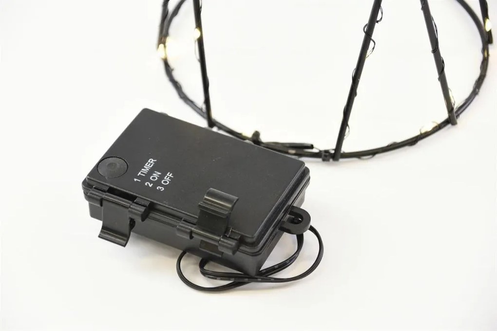 Set de piramide metalice, 154 LED-uri, alb cald.