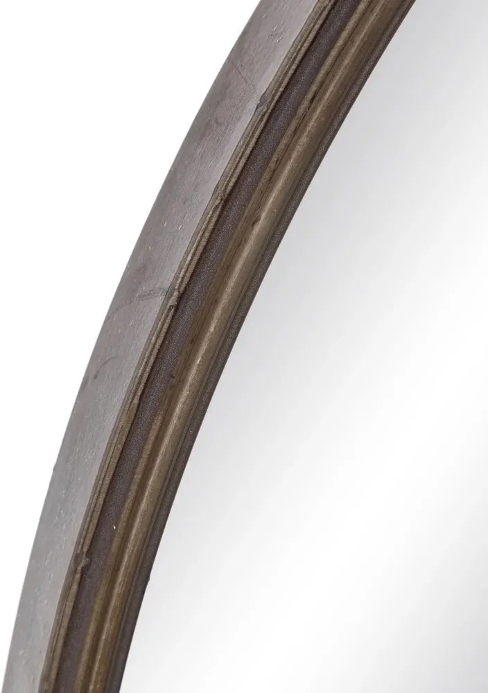 Oglinda decorativa HOJAS NEGRO-ORO, 80cm SX-151385